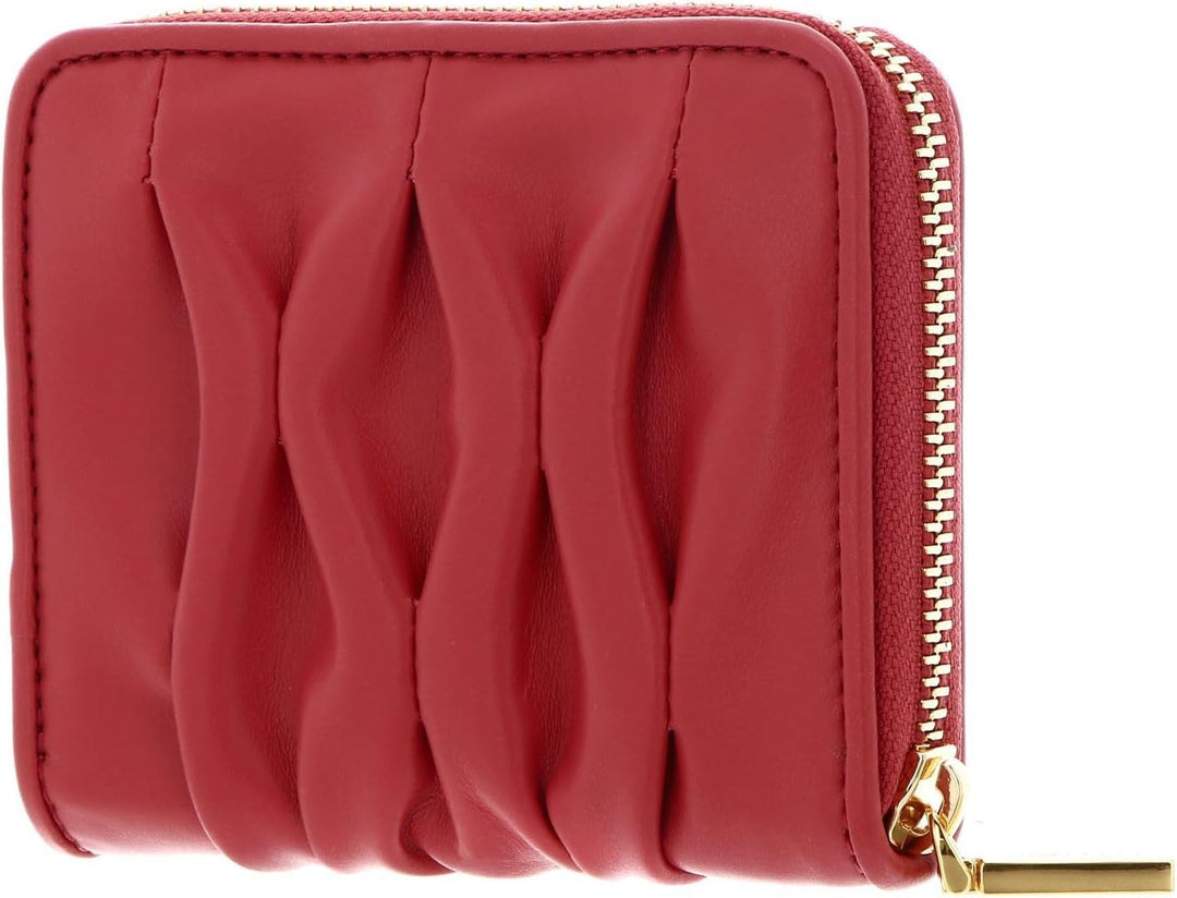 Coccinelle Leder Geldbörse Metallic Goodie Wallet Smooth Calf Leather Soft Cranberry rot, Cranberry