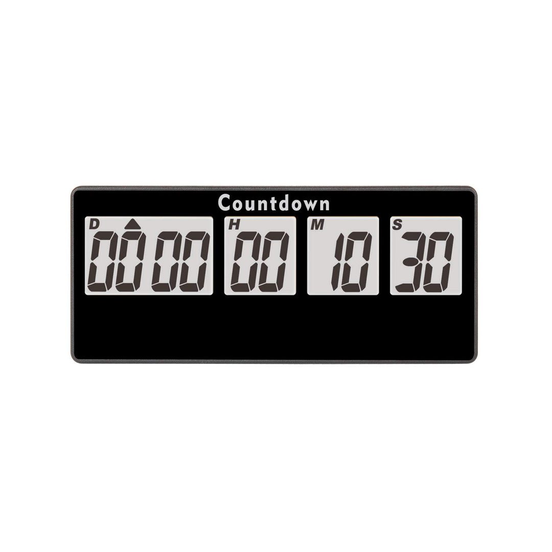 Jayron Retirement Timer 9.999 Tage Digitale Countdown Uhr Laute Alarme,Magnet Adsorption Stoppuhr Ti