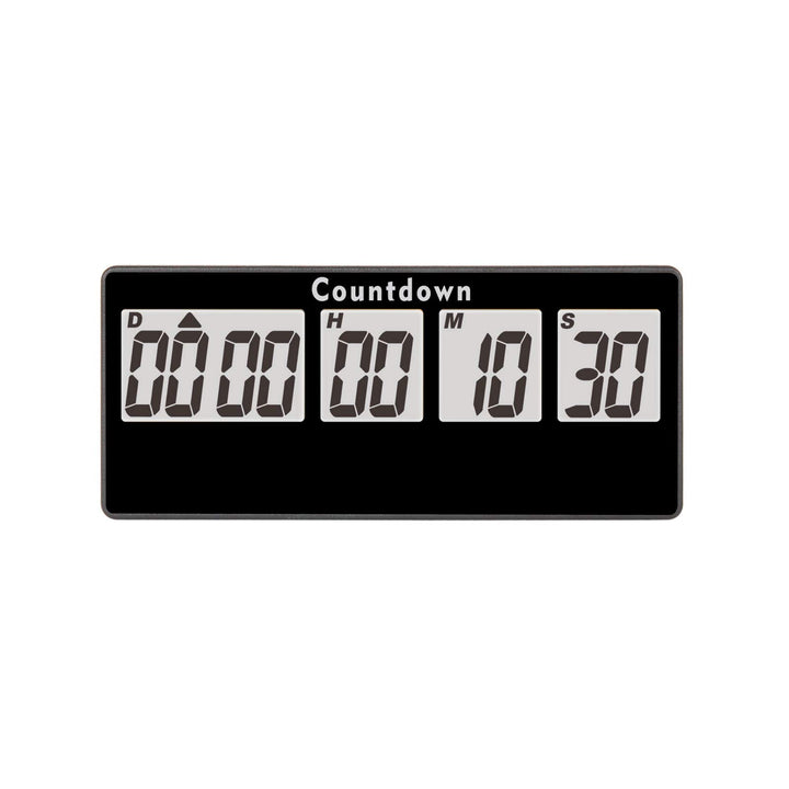 Jayron Retirement Timer 9.999 Tage Digitale Countdown Uhr Laute Alarme,Magnet Adsorption Stoppuhr Ti