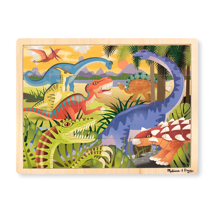 Dinosaur Jigsaw (24pc): Puzzles (Wooden) - Jigsaw Puzzles