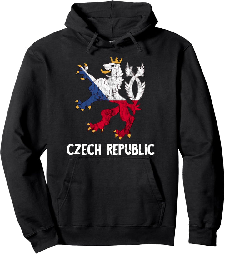 Czech Republic Tschechischer Löwe Tschechien Tschechen Stolz Pullover Hoodie