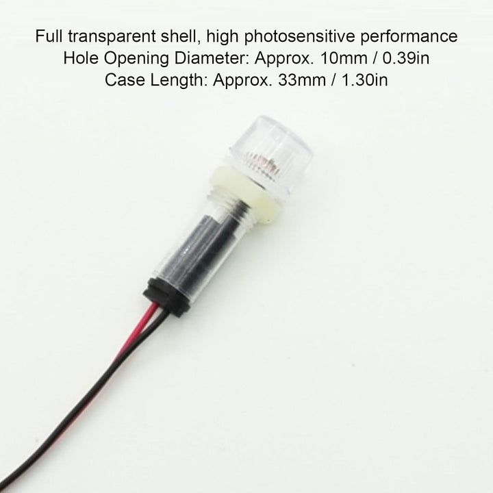 Photoelektrische Lichtsteuerung 2 PCs Photozell Lichtempfindlichkeitsschalter Sensor Automatisch auf