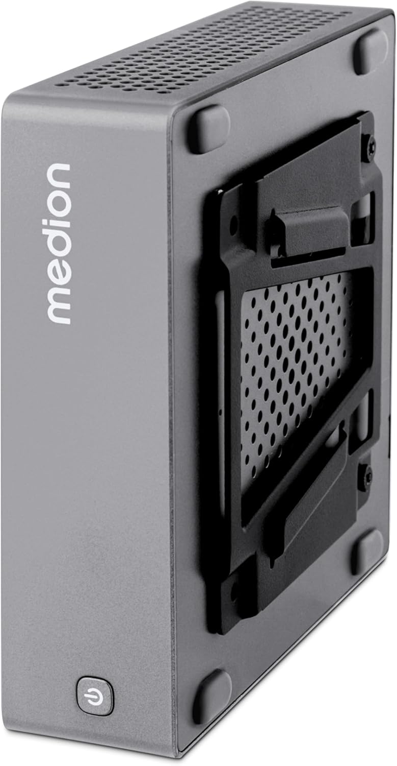 MEDION S06 Mini PC (Intel Core i3-1315U, 8GB DDR4 RAM, 512GB SSD, LAN, WLAN, VESA, HDMI, DP, ohne OS