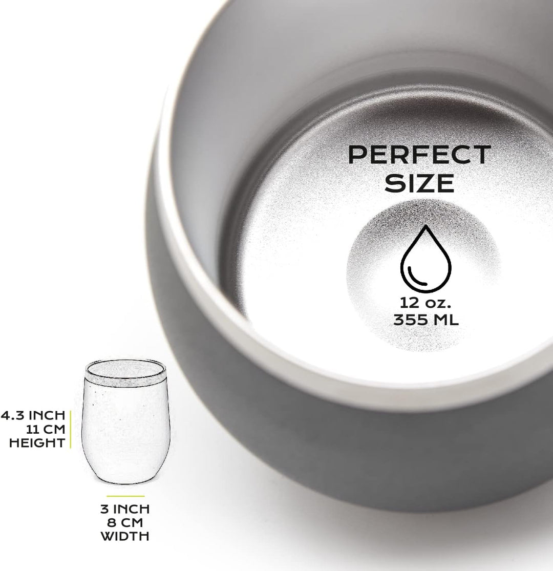 balibetov - Neu - Modernes Yerba Mate Gourd Set (Mate Tasse) - Doppelwandiger 18/8 Edelstahl Enthält