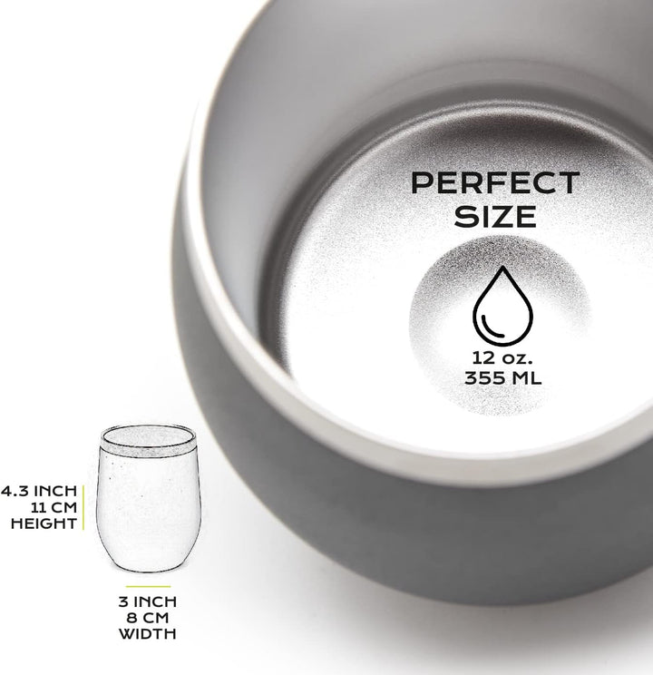 balibetov - Neu - Modernes Yerba Mate Gourd Set (Mate Tasse) - Doppelwandiger 18/8 Edelstahl Enthält