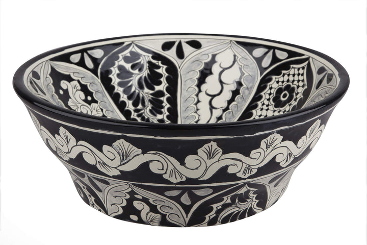 Atalaya - Talavera mexikanisches Waschbecken - Cerames | Aufsatzwaschbecken 40,5 x 15 cm | Waschscha