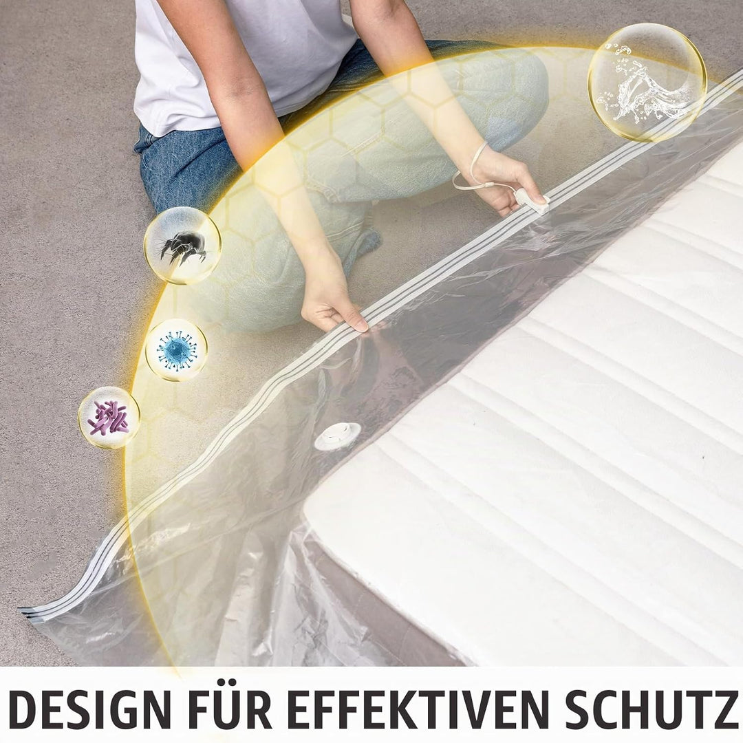 TAILI Vakuumbeutel für Matratzen Vakuumierbeutel Matratze Super King Size 250 x 239 CM für Umzug und