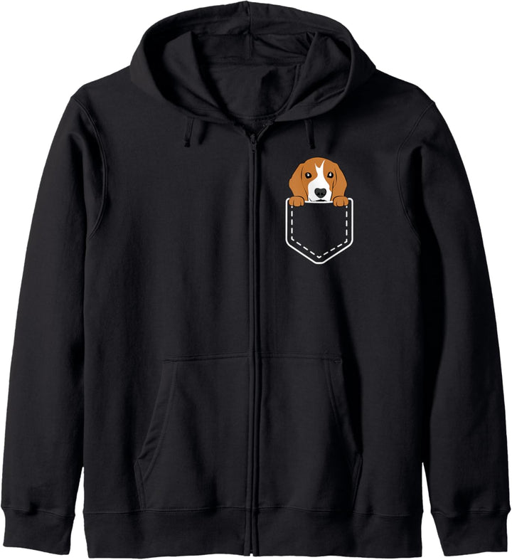 Beagle Pocket Kapuzenjacke