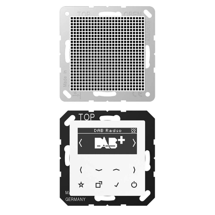 Smart Radio Dab + Kit Mono S As/A Lautsprecher weiss alpin Set Weiss mit 1 Lautsprecher, Set Weiss m