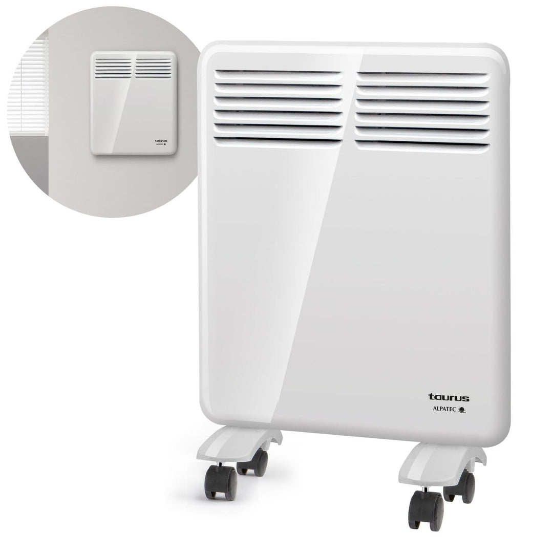 Taurus CHTA 500 – Elektrischer Konvektor 500 W, IP24 für den Einsatz im Badezimmer, Wandhalterung, D