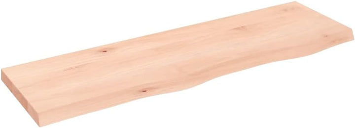 vidaXL Waschtischplatte 100x30x4 cm Massivholz Unbehandelt Natur 100 x 30 x 4 cm, Natur 100 x 30 x 4
