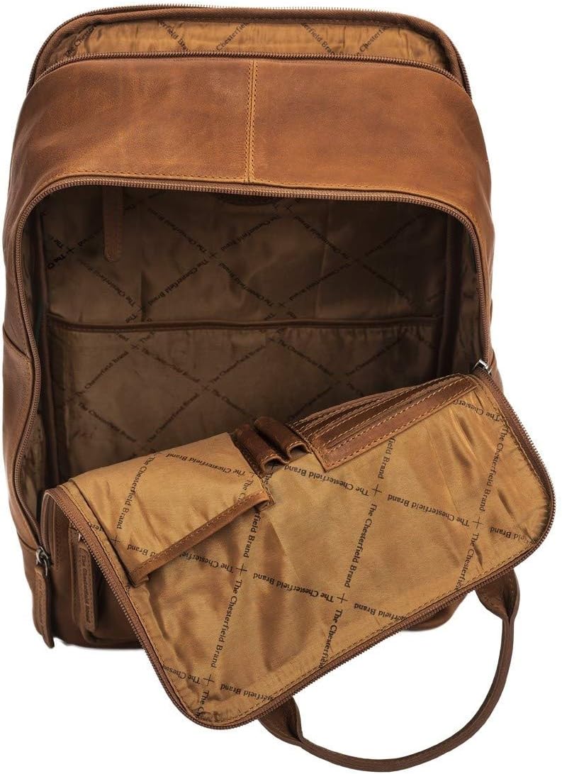 The Chesterfield Brand Belford - Laptoprucksack 14" 40 cm Cognac Einheitsgrösse, Cognac Einheitsgrös