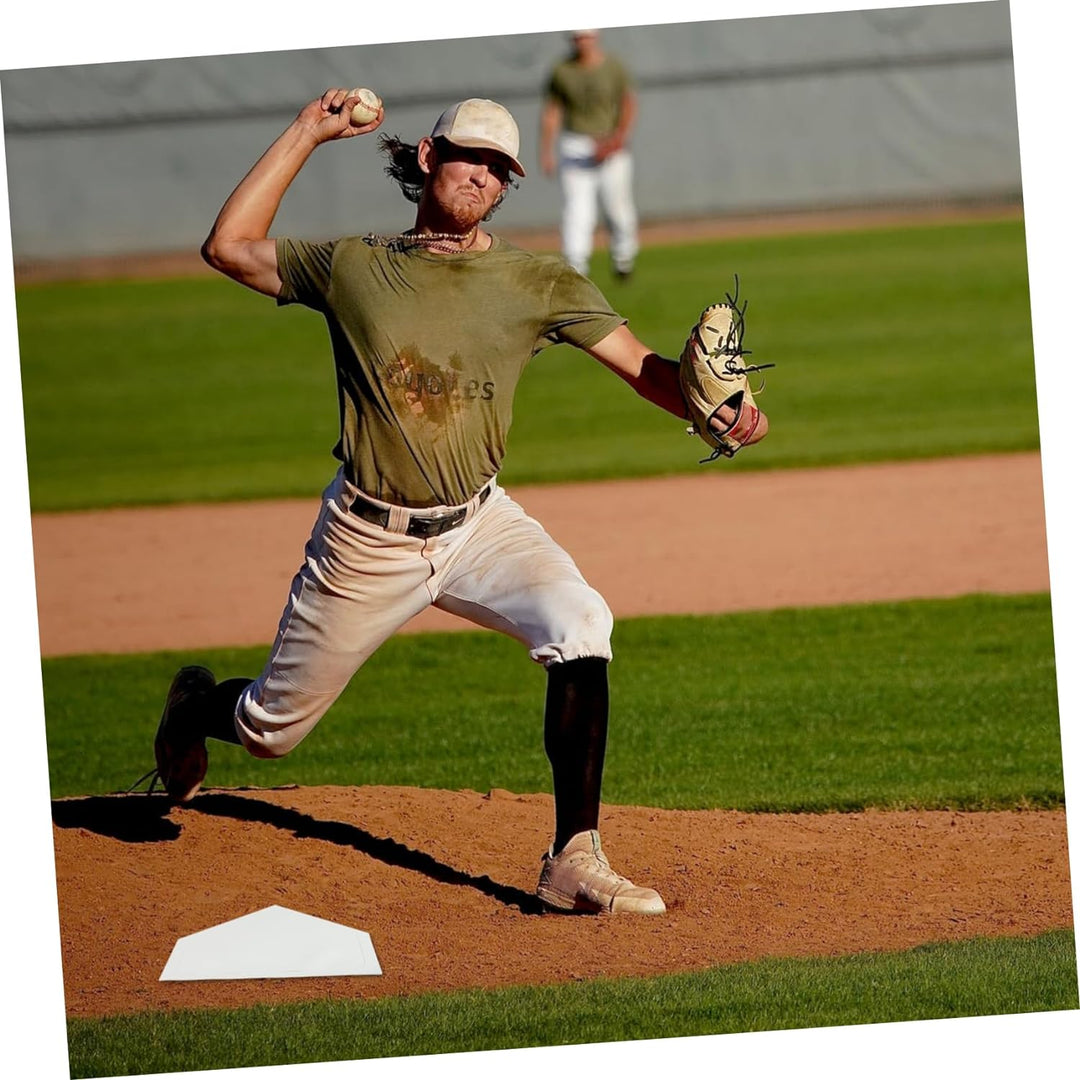 BESPORTBLE 5st Baseball-Basis Gummi Softball Basen Baseball Baseboard Gummi Werfen Basis Baseball Pl