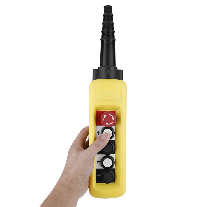XAC-A4713 Crane Kettenzug Push-Control-Schalter Knopfschalter Heben Anhänger Controller 4 Tasten