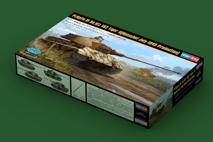 Hobby Boss 084533 1/35 Pz.Kpfw. VI Sd.Kfz. 181,Tiger II Henschel-Turm Modellbausatz, Modellbauzubehö