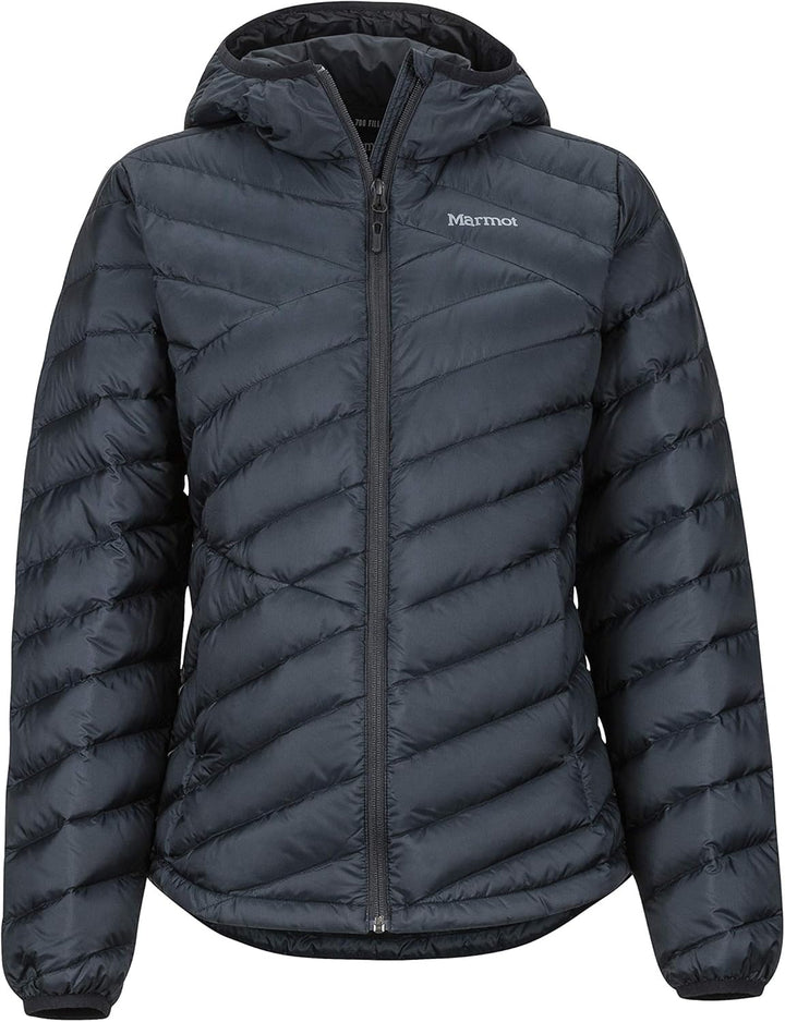 Marmot Damen Wm's Highlander Hoody New, Ultra-leichte Daunenjacke S Schwarz, S Schwarz