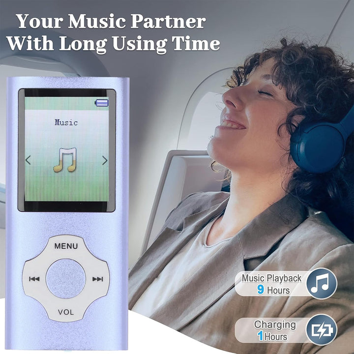 Bewinner 128 GB MP3 -MP4 -Player mit Bluetooth und WiFi, Tragbarer Verlustfreier Sound MP3, HiFi Sou