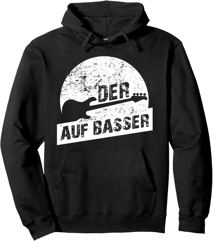 Bass Gitarre Geschenk I Musiker Basser Bassist Pullover Hoodie