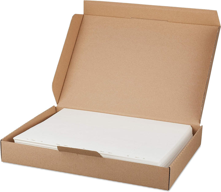 mashpaper Fotokarton Fotoblätter 100 Blatt weiss mit Pergamin 230x297mm 65000420