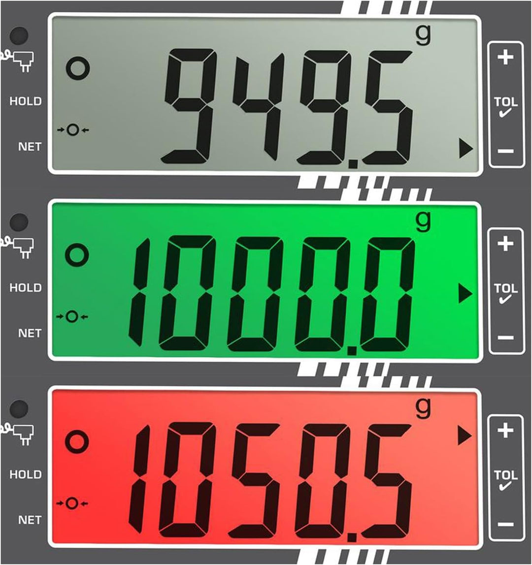 Edelstahlwaage mit erhöhtem Feuchteschutz [Kern FOB 1.5K0.5] Präzision bis 0,5 g, Wägebereich max. 1