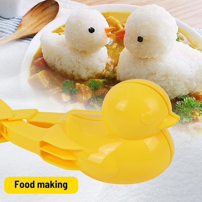 ODIWEN 4 Stück Reisball Formen, Reis Ball Moulds,Sushi Form,Onigiri Form,Reis Former,Bento Pressform