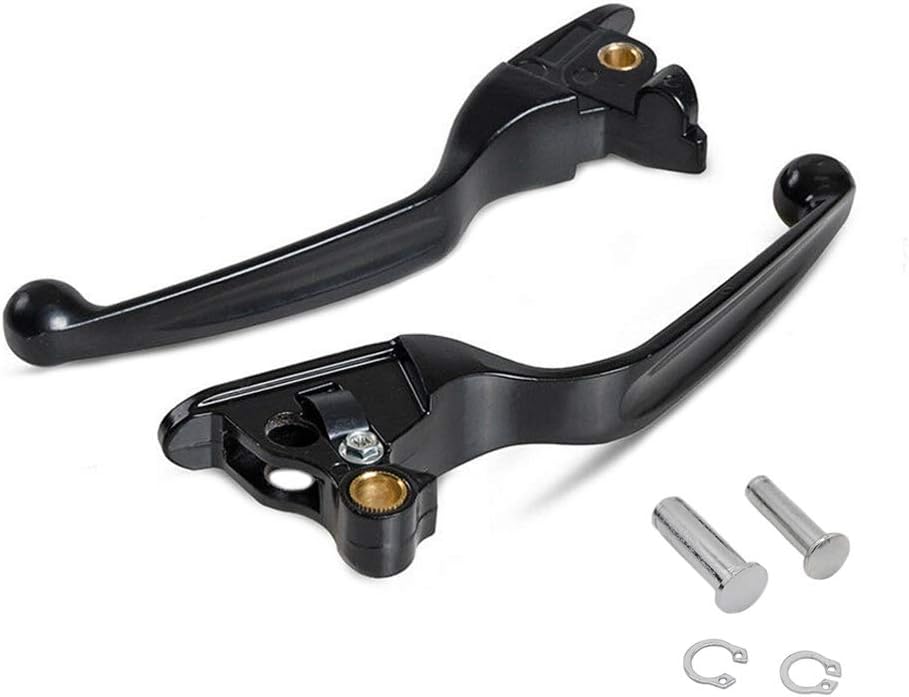 SYUU Black Hebel Bremsgriff Aluminium Bremshebel Kupplungshebel für Harley Davidson Touring FLHX FLH