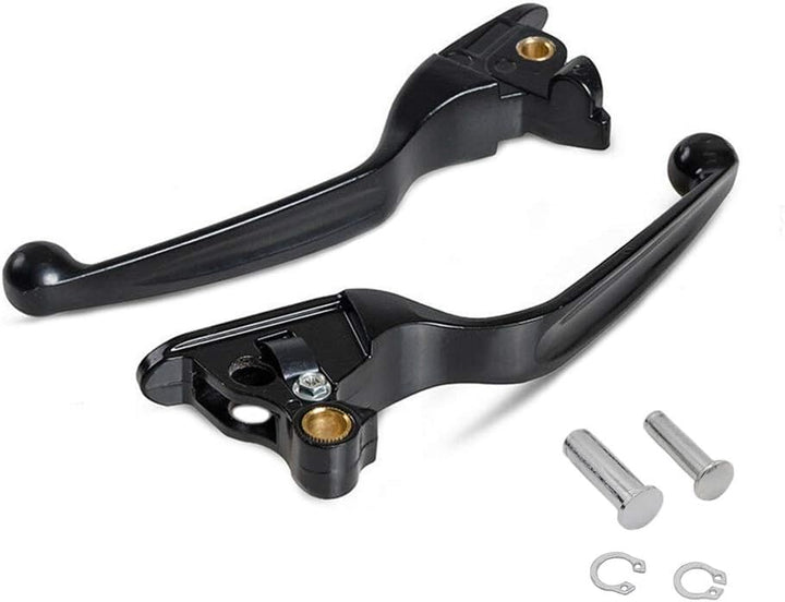 SYUU Black Hebel Bremsgriff Aluminium Bremshebel Kupplungshebel für Harley Davidson Touring FLHX FLH