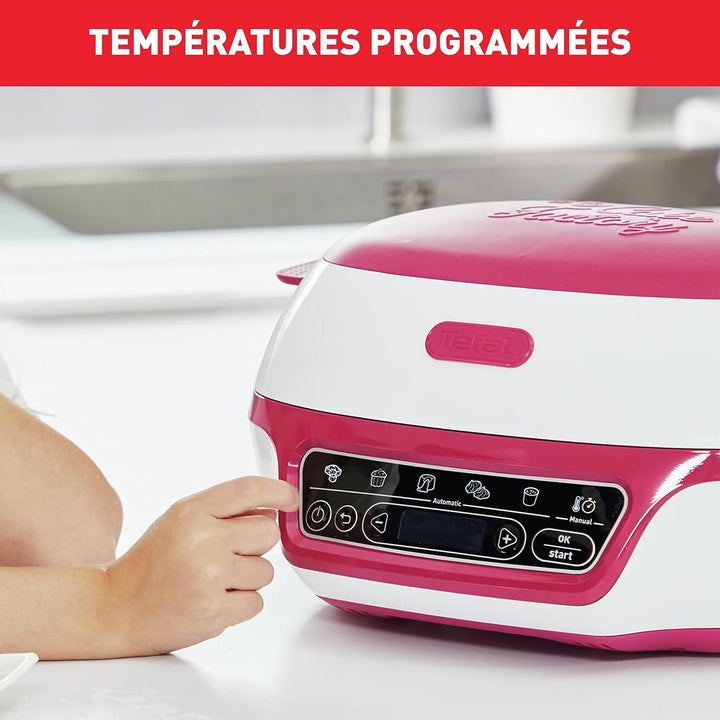 Tefal Cake Factory Délices KD8101 | Kuchenbackautomat | 5 Automatische Programme | Manueller Modus |
