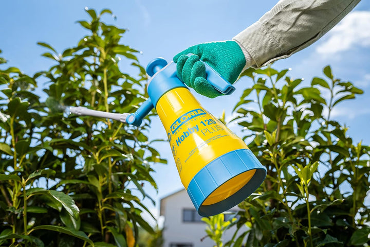 GLORIA Drucksprühgerät Hobby 125 Plus - 1,25L Gartenspritze | Handsprüher |zur Ausbringung von Essig