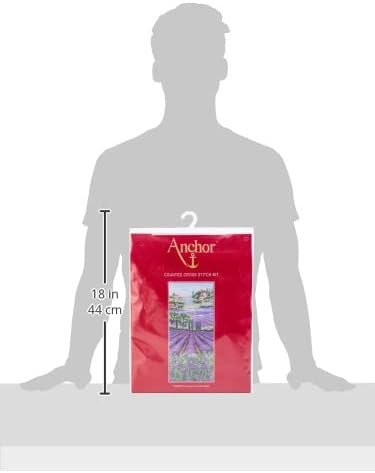 Anchor Kreuzstich-Set, 100% Baumwolle, Mehrfarbig, 32x14cm