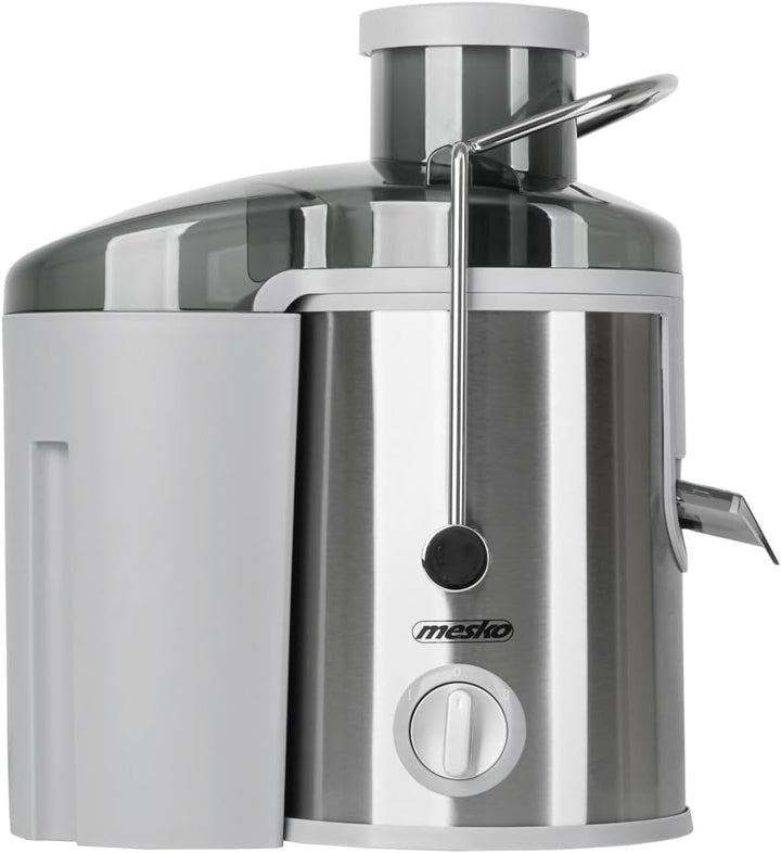 Mesko MS 4126 Entsafter für Obst und Gemüse aus Edelstahl, Saft/Juice Maschine, 65mm breiter Einlass