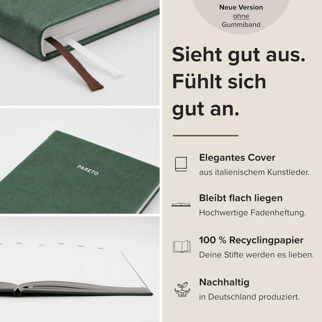Pareto Planer 2026 – Perfekt organisiert Ziele erreichen, Produktivität steigern, gute Gewohnheiten