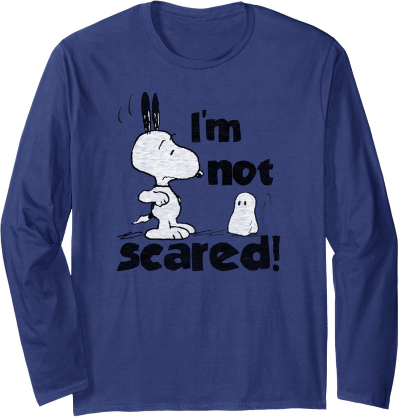 Peanuts Halloween Snoopy Ich habe keine Angst Langarmshirt