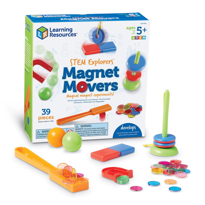 Learning Resources LER9295 Magnet Movers-STEM Explorers Einzelbett, Einzelbett