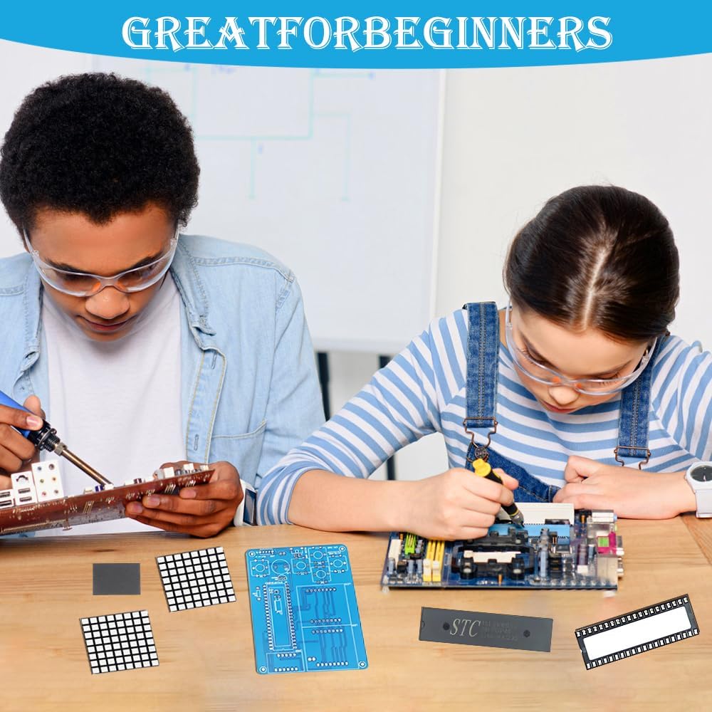 DIY SpielekonsoleLöten Elektronik Baukasten DIY Games Console Handheld Kit Löt Bausatz für Studenten