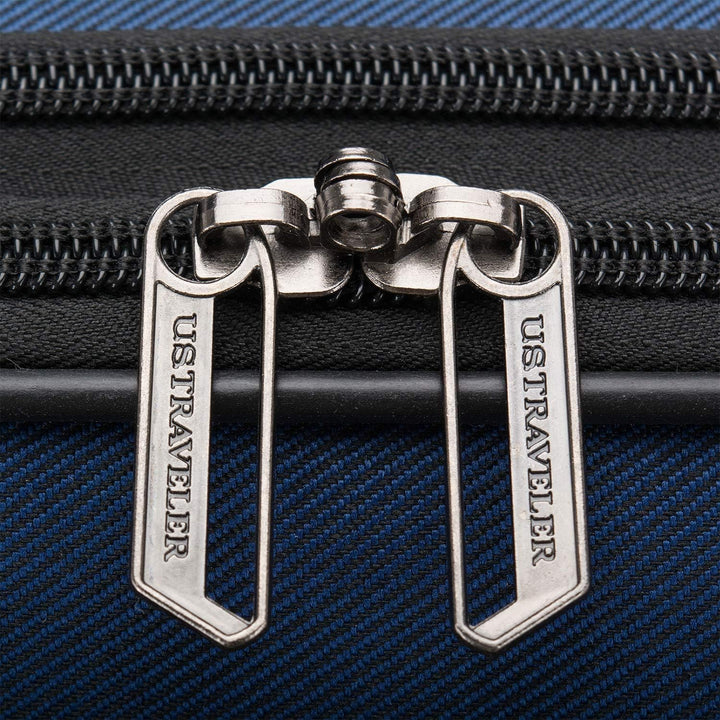 U.S. Traveler Aviron Bay Erweiterbares Weichgepäck mit Spinnrädern 3 Piece Luggage Marineblau, 3 Pie