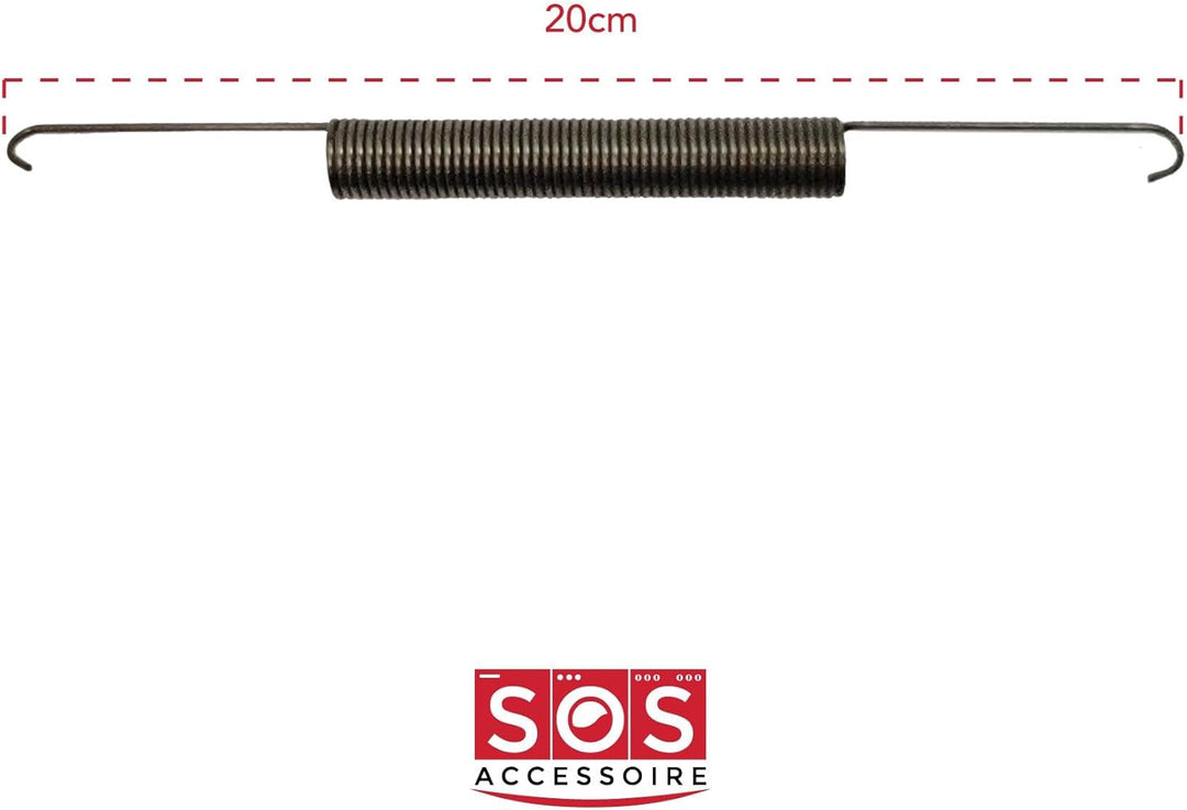 SOS Accessoire Türfeder L 200 mm für Geschirrspüler 92483809 Baumatic, Candy, General Electric, Hoov