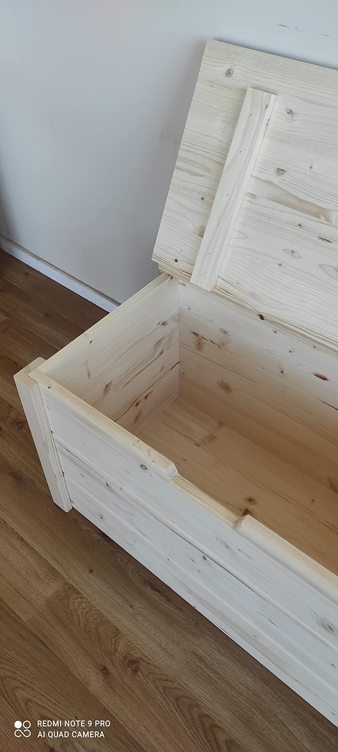 TOTAL WOOD 2012 Truhebank sitzbank sitztruhe truhen aus Holz banktruhe 70x40x40H cm., 70X40X40