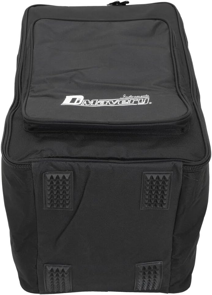 DIMAVERY CJT-01 Nylon-Tasche für Cajon | Schwarze Transporttasche für ein Cajon
