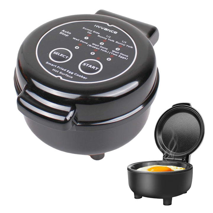 Hyvance Smart Fried Egg Cooker for 6 Fried Egg Features including Sunny Side Up, Over Easy, Fully Co