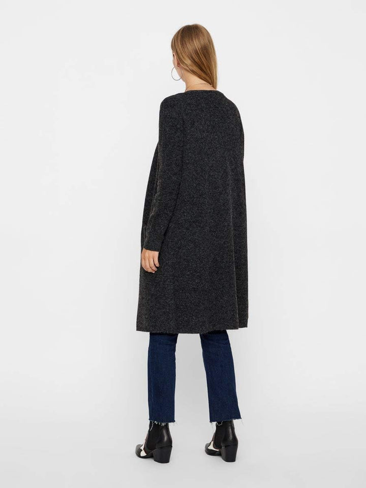VERO MODA Female Strickjacke VMDOFFY Strickjacke, Black/Detail:melange