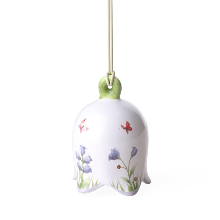 Villeroy & Boch "New Flower Bells Ornament Glockenblume, Porzellan, Grün/Gelb, Glöckchen