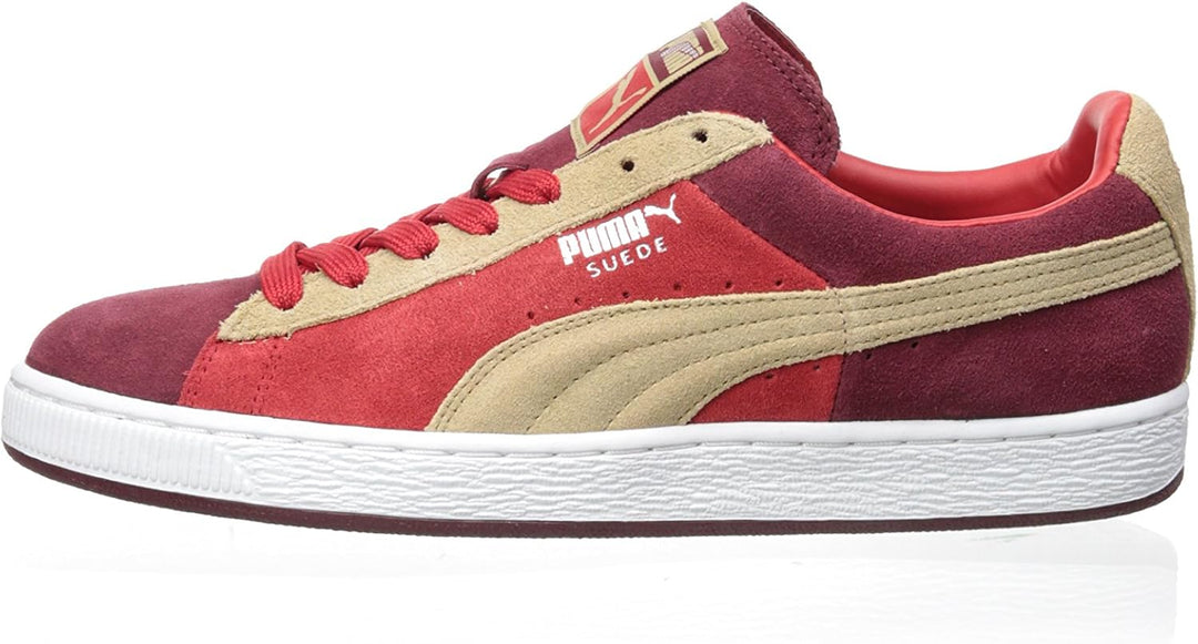 PUMA Jungen Suede Classic Casual Emboss Low-Top Sneaker 42.5 EU Elegant, 42.5 EU Rosso Pomegrante