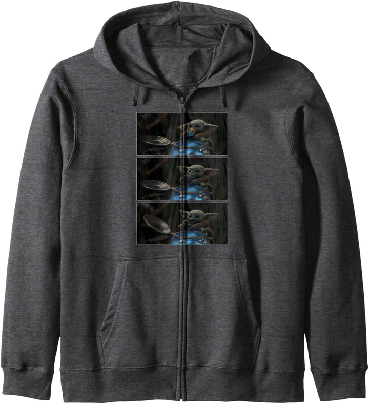 Star Wars: The Mandalorian The Child Eating Panels R4 Kapuzenjacke