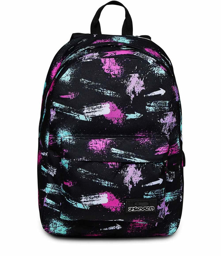 Zaino Scuola Elementare e Medie Ragazza Seven – ISCHOOLPACK, Mehrfarbig – mit integrierter Power Ban
