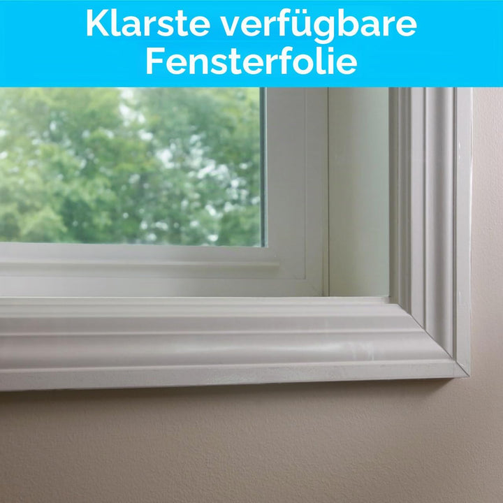 3M Innenfensterisolierung, Isolator-Kit für 5 Fenster, 0,9 m x 1,5 m, hält kalte Luft draussen und w