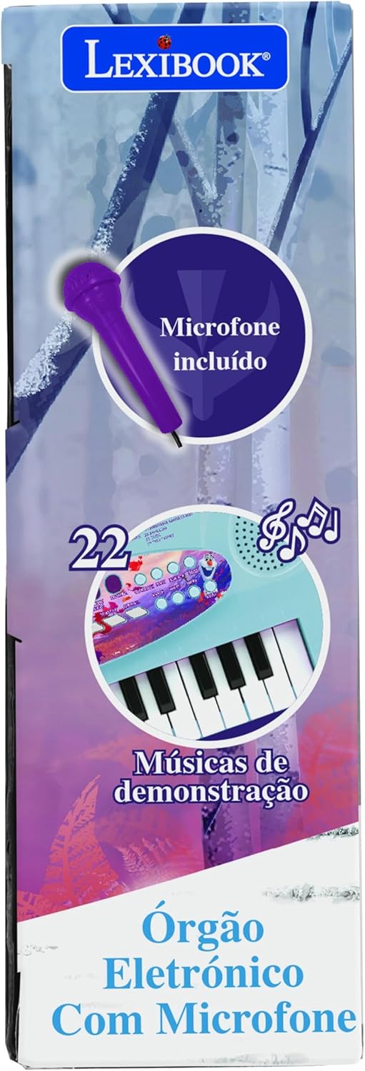 Lexibook Frozen 2 Die Eiskönigin ELSA Anna Olaf Elektronische Einhorn-Tastatur, 32-Tasten-Piano, Mik