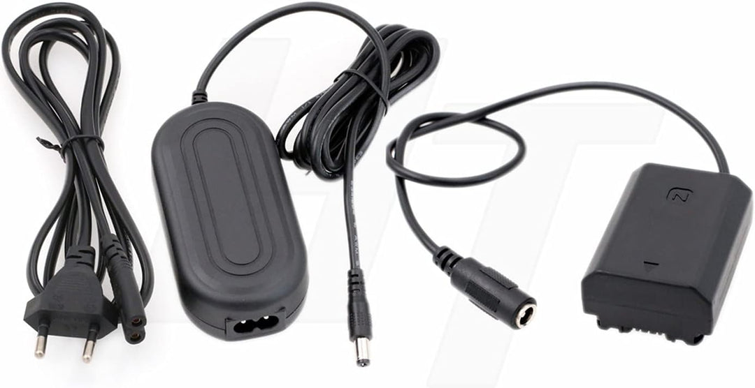 HangTon Netzadapter auf NP-FZ100 Adapter Netzadapter DC-Kupplung Akku für Sony A9 A7R3 A7M3 A7S3 A7I