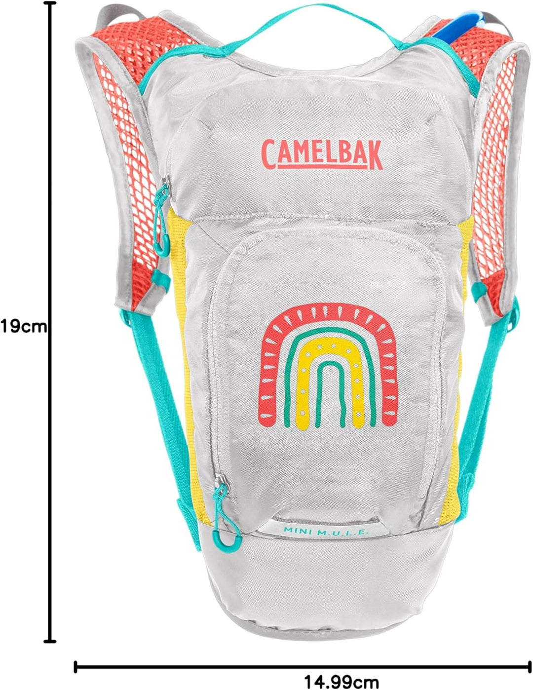 CAMELBAK Unisex-Adult M.u.l.e Rucksack, Grau/Regenbogen