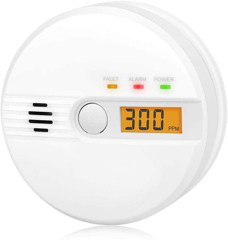 Kohlenmonoxid Warnmelder LCD Anzeige CO Melder 85Db Alarm Kohlenmonoxidsensor Kohlenmonoxid Melder m